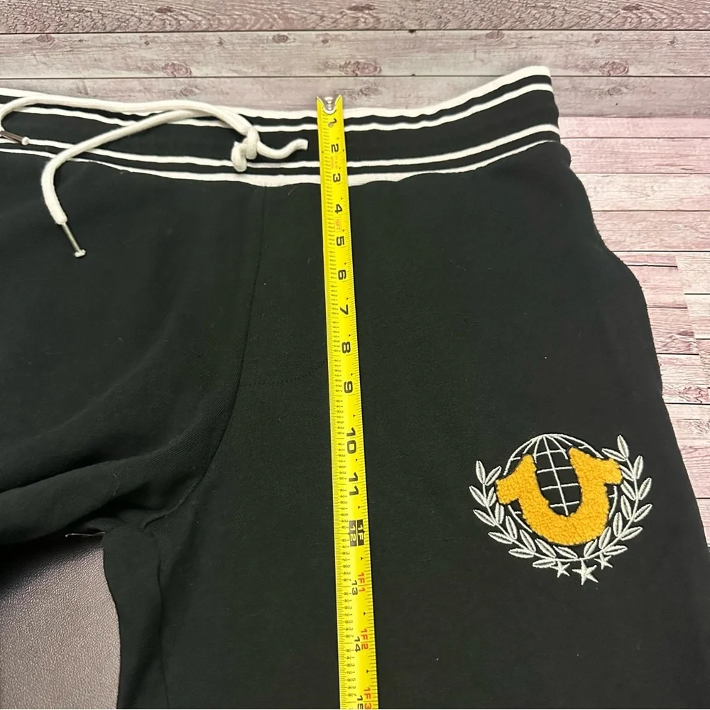 True Religion Black Sweatpants with Logo size SP